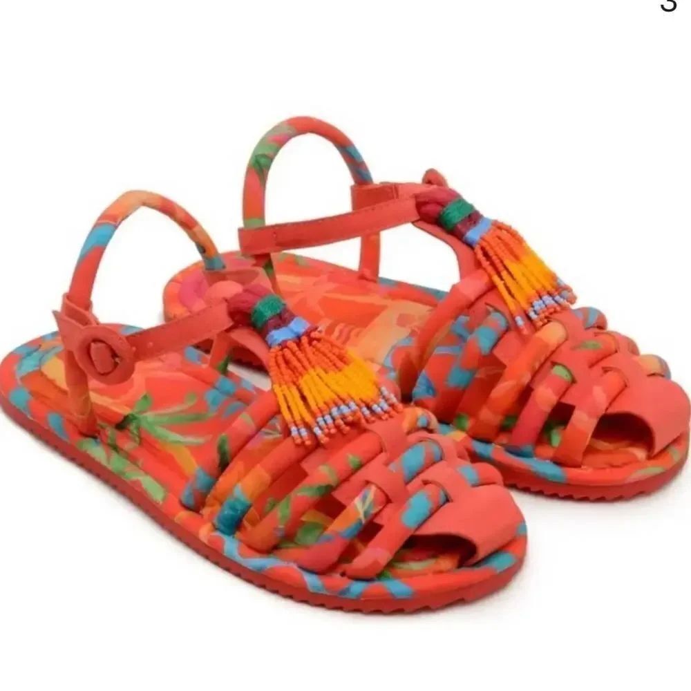 FARM Rio Tropical Tube Strap Sandals